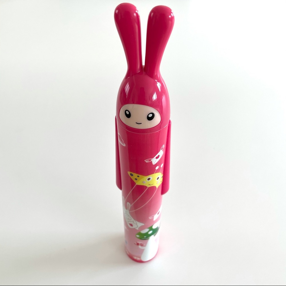 Adorable Pink Bunny Umbrella with Case